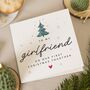Cute Personalised First Christmas Card For Girlfriend, thumbnail 1 of 6