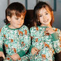 Personalised Children's Jersey Jungle Pyjamas, thumbnail 2 of 3