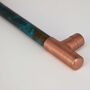 Verdigris Copper Handle T Shaped, thumbnail 4 of 5