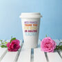 Personalised Amazing Teacher Travel Mug, thumbnail 2 of 7