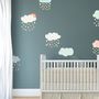 Patterned Cloud Fabric Wall Stickers, thumbnail 1 of 2