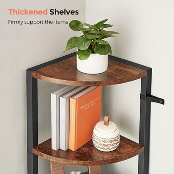 Five Tier Corner Shelf Storage Organiser Shelves Rack, 4 of 9