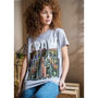 Grow With The Flow Women's Slogan T Shirt, thumbnail 4 of 5