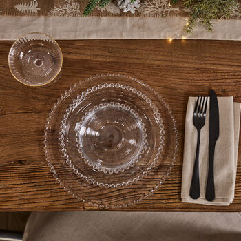Luxury Bella Perle Glass Table Place Settings, 4 of 6