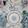 Chinoiserie Blue And White Porcelain Dutch Candlestick, thumbnail 3 of 8