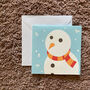 Handmade Snowglobe And Snowman Pop Up Christmas Card, thumbnail 2 of 3