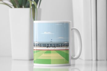 Any County Cricket Ground Illustrated Mug Gift, 6 of 8