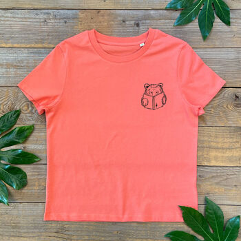 Book Bear Women's T Shirt, 3 of 3