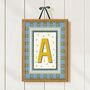 Personalised Initial Print In Cottage Core Style, thumbnail 1 of 10