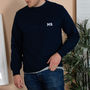 Personalised 'Mr' Embroidered Wedding Sweatshirt, thumbnail 1 of 6