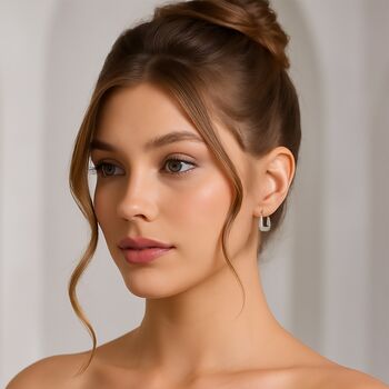 Huggie Hoop Polished Gold Plated Silver Earrings, 5 of 9