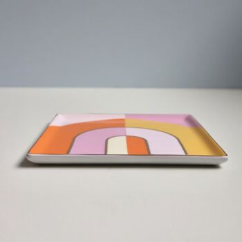 Ceramic Decorative Tray ‘Riviera Arch’, 3 of 4
