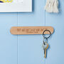 Personalised Wooden Coordinates Magnetic Key Holder, thumbnail 2 of 4