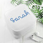 Personalised Summer Style White Jewellery Case, thumbnail 5 of 12