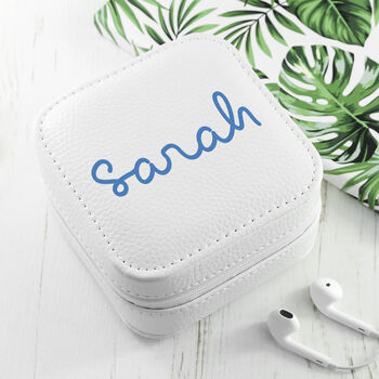 Personalised Summer Style White Jewellery Case, 5 of 12