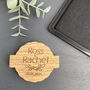 Personalised Wedding Rubber Stamp With Names And Date, thumbnail 3 of 3