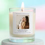 Mum Birthday Gift Personalised Photo Candle, thumbnail 1 of 5
