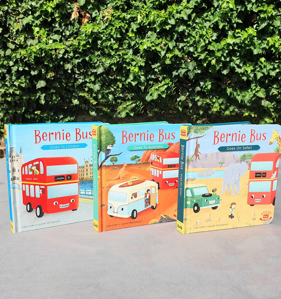 Bernie Bus And Freinds Three Book Gift Set, 1 of 5