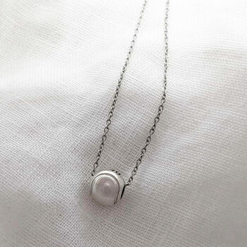 Tennis Ball Bead Necklace With Personalised Text, 5 of 6