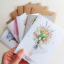 Pack Of Figures People Greeting Cards, thumbnail 1 of 12
