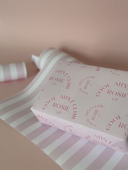 Cool Aunt Auntie Club Personalised Wrapping Paper, 2 of 3