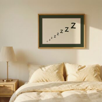 Zzz Bedroom Print, 6 of 6
