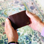 Personalised Vintage Brown Leather Rfid Wallet, thumbnail 1 of 4