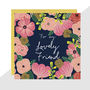 'For My Lovely Friend' Floral Card, thumbnail 1 of 2