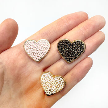 Two Hearts Pin Badge Gift, 9 of 11