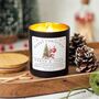 Merry Christmas Personalised Luxury Handmade Candle Gift Set, thumbnail 2 of 7