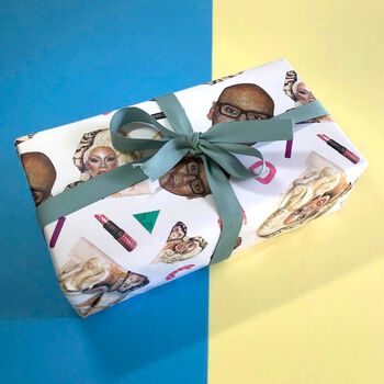 Ru Paul Patterned Wrapping Paper, 3 of 4