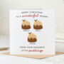 'Mummy Little Puddings' Personalised Christmas Card, thumbnail 4 of 6