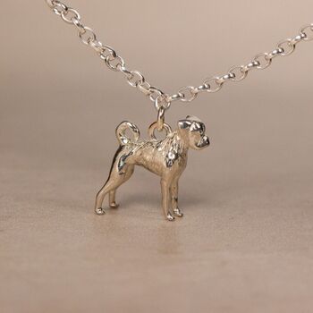 Personalised 3D Boxer Silver Chain Bracelet, 3 of 10
