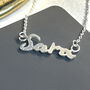 Handmade Personalised Silver Name Necklace, thumbnail 2 of 8