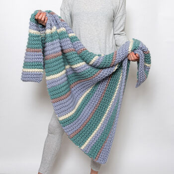 Avebury Blanket Beginner Knitting Kit, 4 of 8