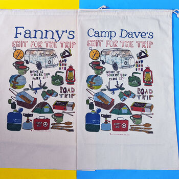 Personalised Ready For Adventure Storage Sack, 11 of 12