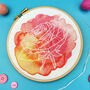 Watercolour Rose Embroidery Kit, thumbnail 1 of 5