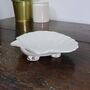 Scallop Shell Soap Dish In White, thumbnail 3 of 4