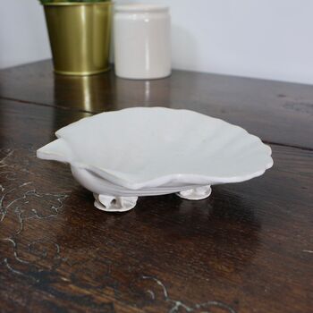 Scallop Shell Soap Dish In White, 3 of 4