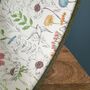 Tussock Green Tweed Floral Lined Lampshades, thumbnail 2 of 9