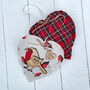 Personalised Robin Memorial Fabric Heart, thumbnail 1 of 2