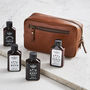 Travel Leather Wash Bag And Luxury Toiletries Set, thumbnail 1 of 6