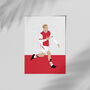 Emile Smith Rowe North London Reds Print, thumbnail 2 of 4