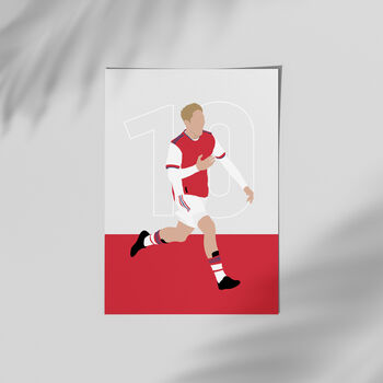 Emile Smith Rowe North London Reds Print, 2 of 4