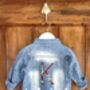 Embroidered Initial Baby/Toddler Denim Jacket, thumbnail 2 of 7