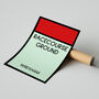 Racecourse Ground Monopoly Wrexham Football Print, thumbnail 2 of 2