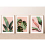Tropical Leaf Prints Set Of Three, thumbnail 5 of 10