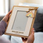 Personalised Rainbow Photo Frame New Baby Gift, thumbnail 2 of 4