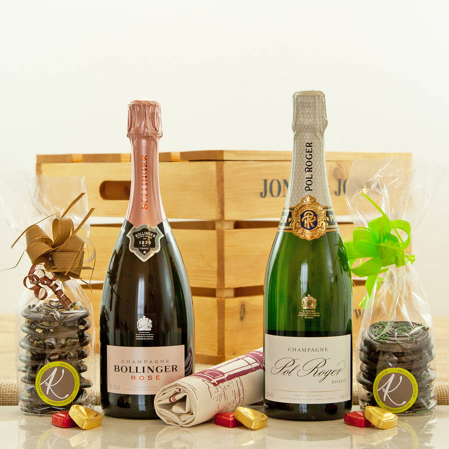 Luxury Champagne And Chocolates Hamper By Jones And Jones