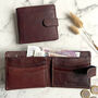 Men's Brown Leather Wallet Rfid Protection, thumbnail 1 of 4